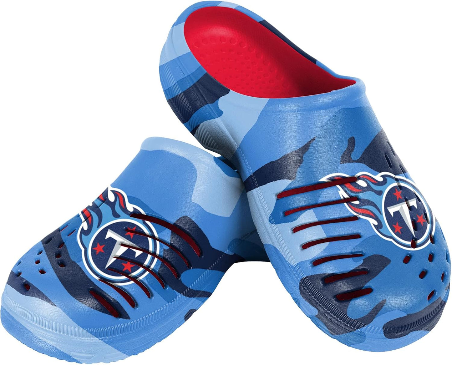FOCO Men's NFL Team Logo Garden Water Sandals Shoes Clogs