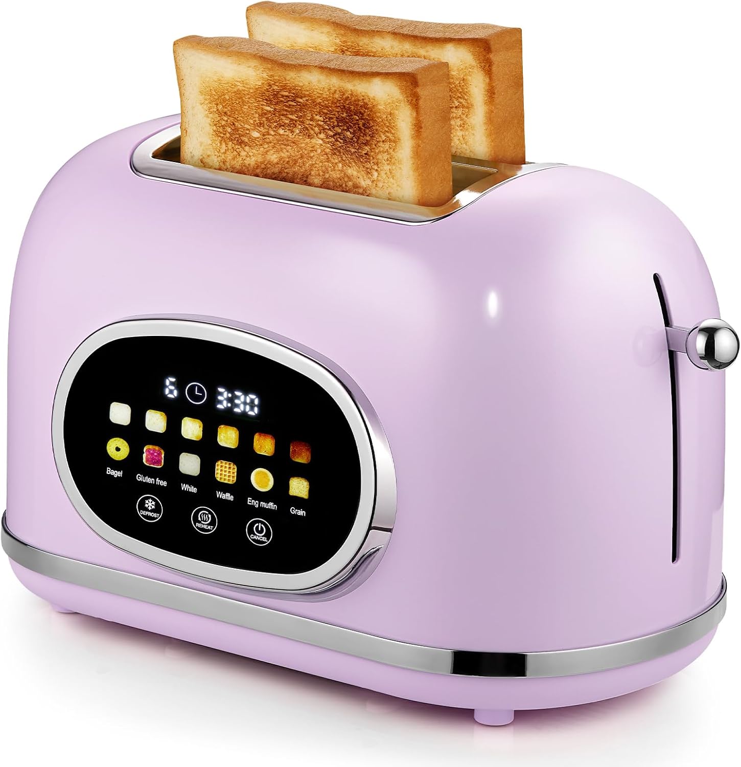Roter Mond 2 Slice Toaster with Smart Touch Screen Features