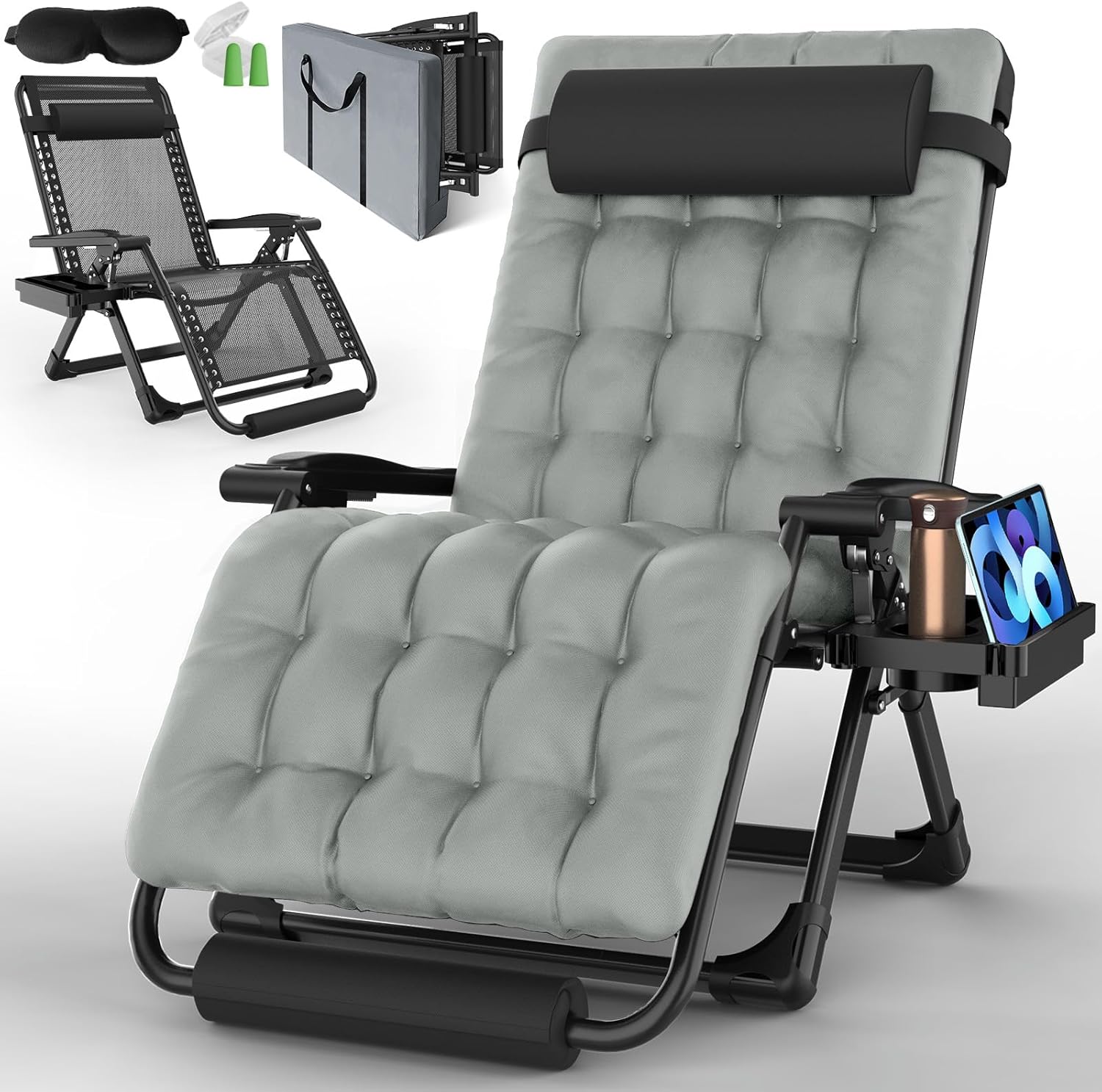 Oversized Zero Gravity Chair for Ultimate Relaxation Anywhere
