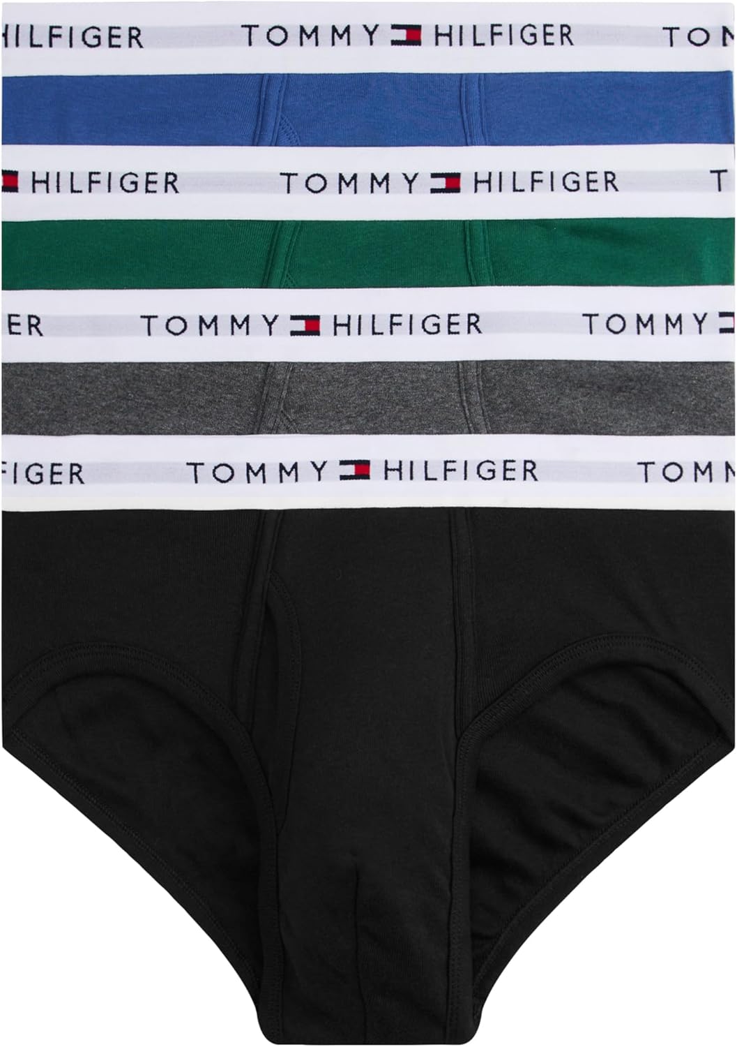 Tommy Hilfiger Men's Cotton Classic Briefs 4-Pack for Comfort