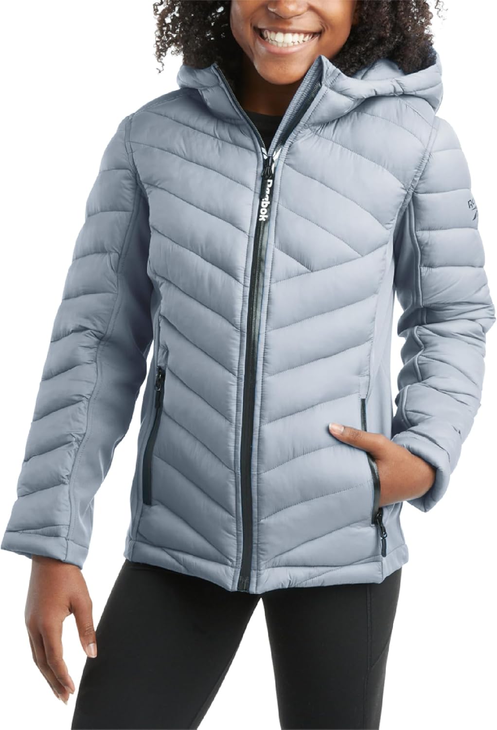 Reebok Girls Winter Jacket - Lightweight Warm Puffer Parka