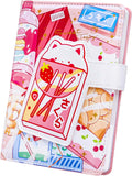 Pink Journal for Women Kawaii Notebook A5 Size - Sweet Tasty Travel