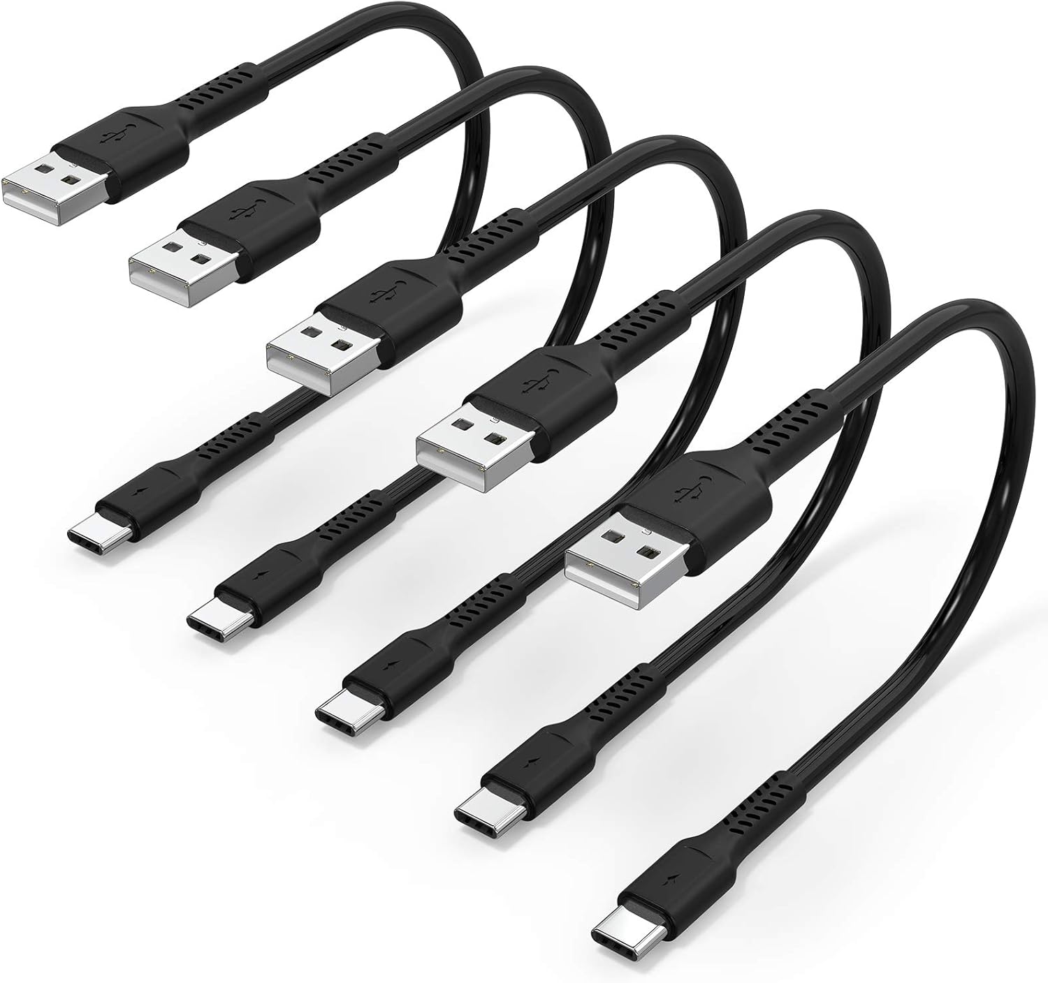 Fast Charge 1ft USB C Cable 5 Pack - Umefly