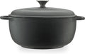 Enameled Cast Iron Round Dutch Oven, 6 qt. - Matte Black
