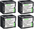 CGA-DU14 Battery Replacement 4-Pack - High Capacity for Panasonic
