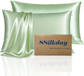 Mulberry Silk Pillow Cases 2 Pack Standard Size for Women - Cooling