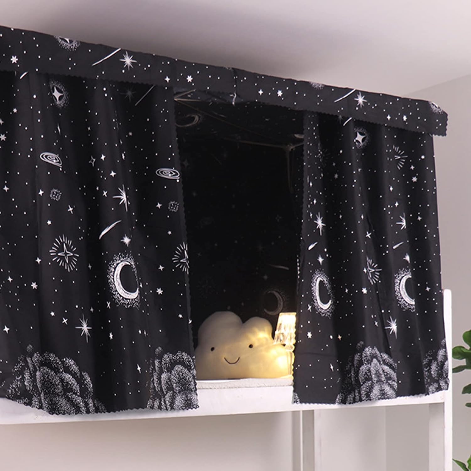 GREUS Bed Canopy Set - Ultimate Privacy & Blackout for Bunk Beds