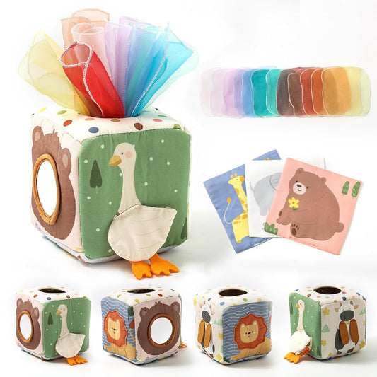 Montessori Baby Tissue Toy | Sensory Development