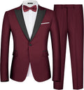 MAGE MALE Men's 2 Piece Suit Slim Fit Tuxedo for Any Occasion