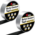 Butyl Sealant Tape 1 1/2 in x 60 ft 2-Pack - Double Sided Waterproof