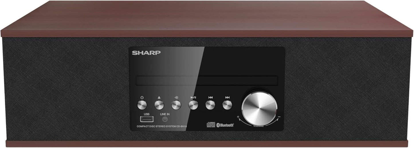Sharp CD-BH10 Vintage Style Retro Micro Component Audio System
