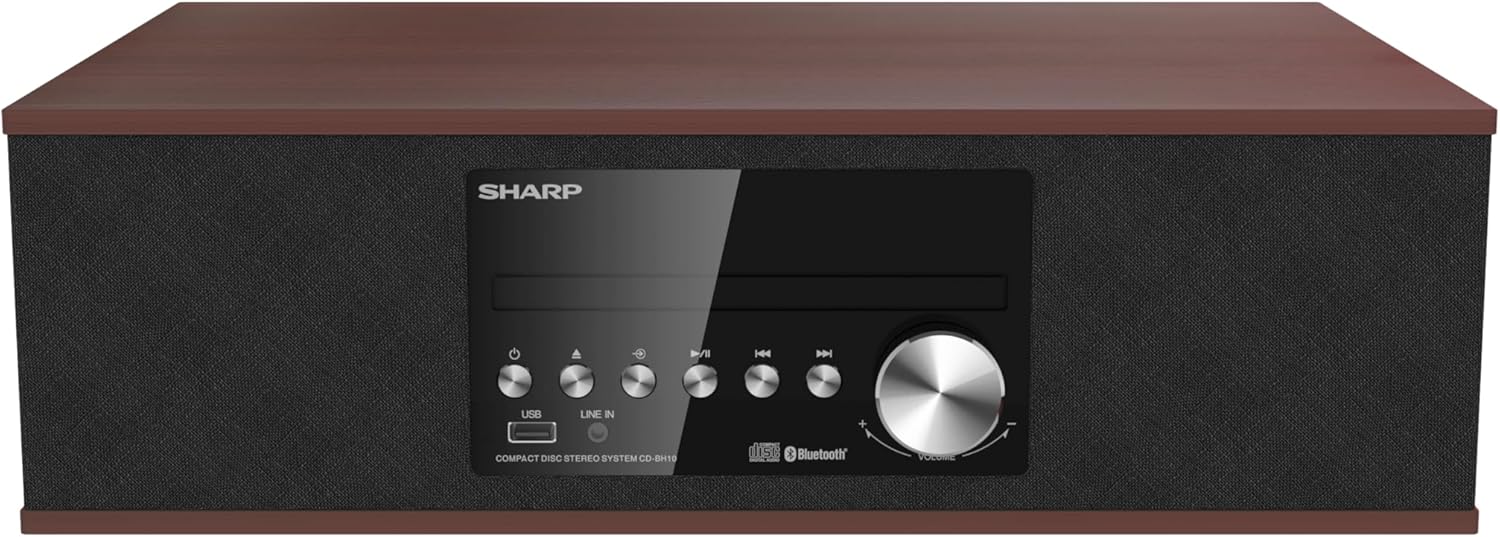 Sharp CD-BH10 Vintage Style Retro Micro Component Audio System