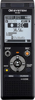 Olympus WS-883 Digital Voice Recorder - Clear Linear PCM and MP3