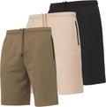 Ultra Performance 3 Pack Mens Athletic Shorts - Secure Zipper Pockets