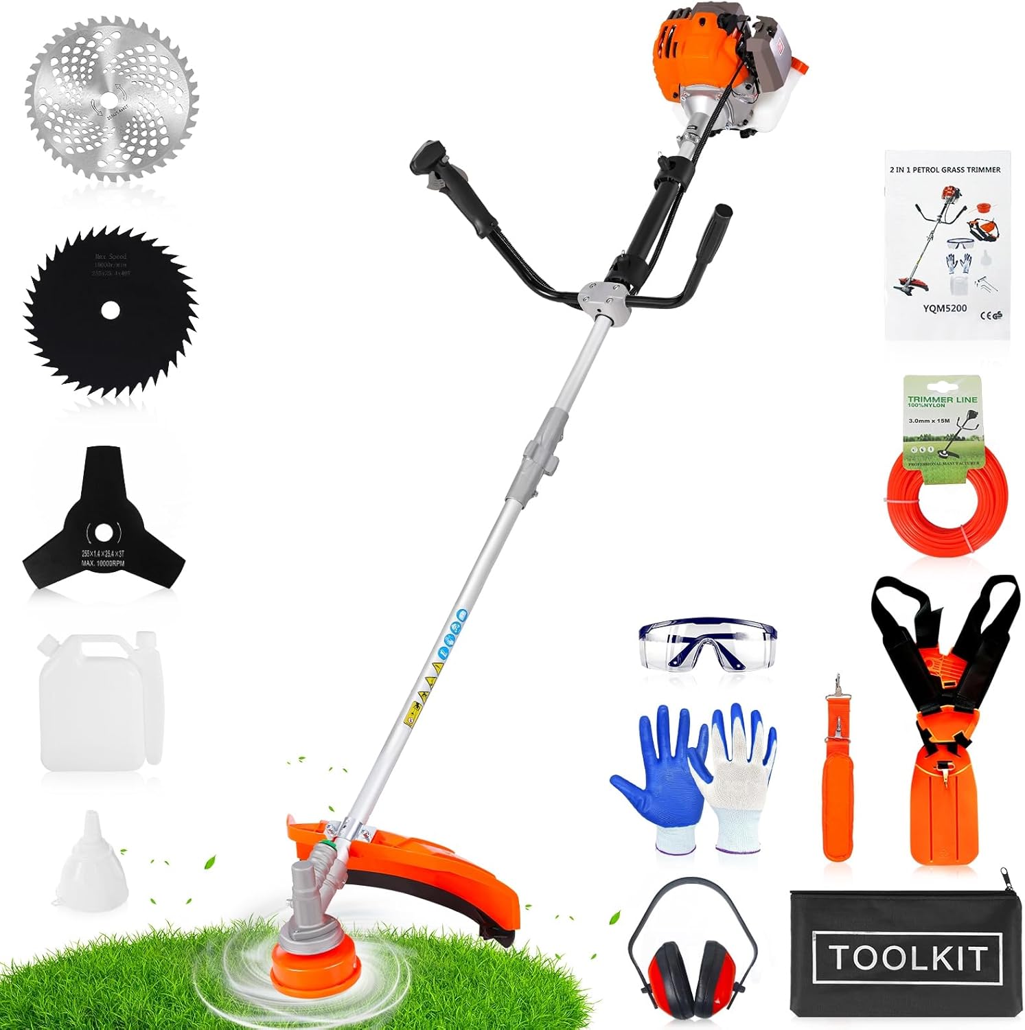 Powerful 52cc Gas Weed Eater for All Your Gardening Needs