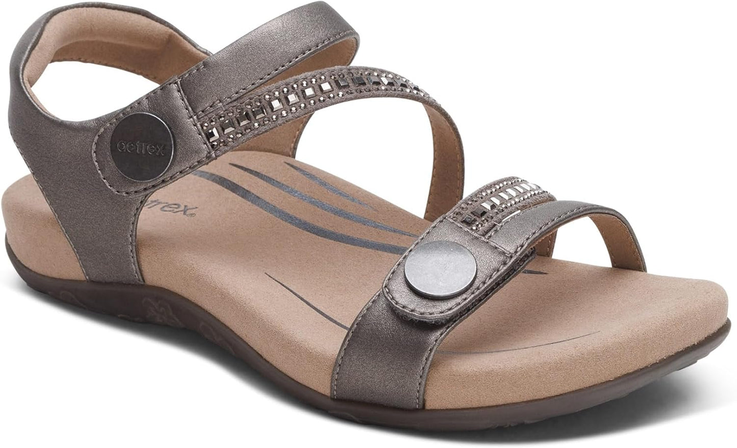 Aetrex Women's Jess Orthopedic Sandals with Arch Support