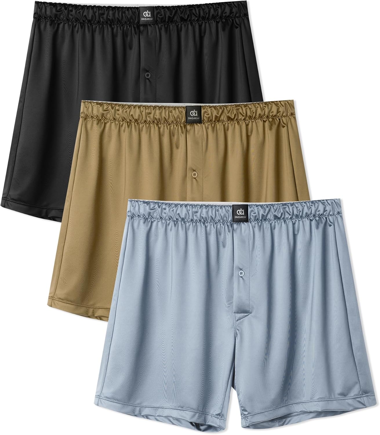 Stretch Satin Boxers for Men - Luxurious Comfort & Style