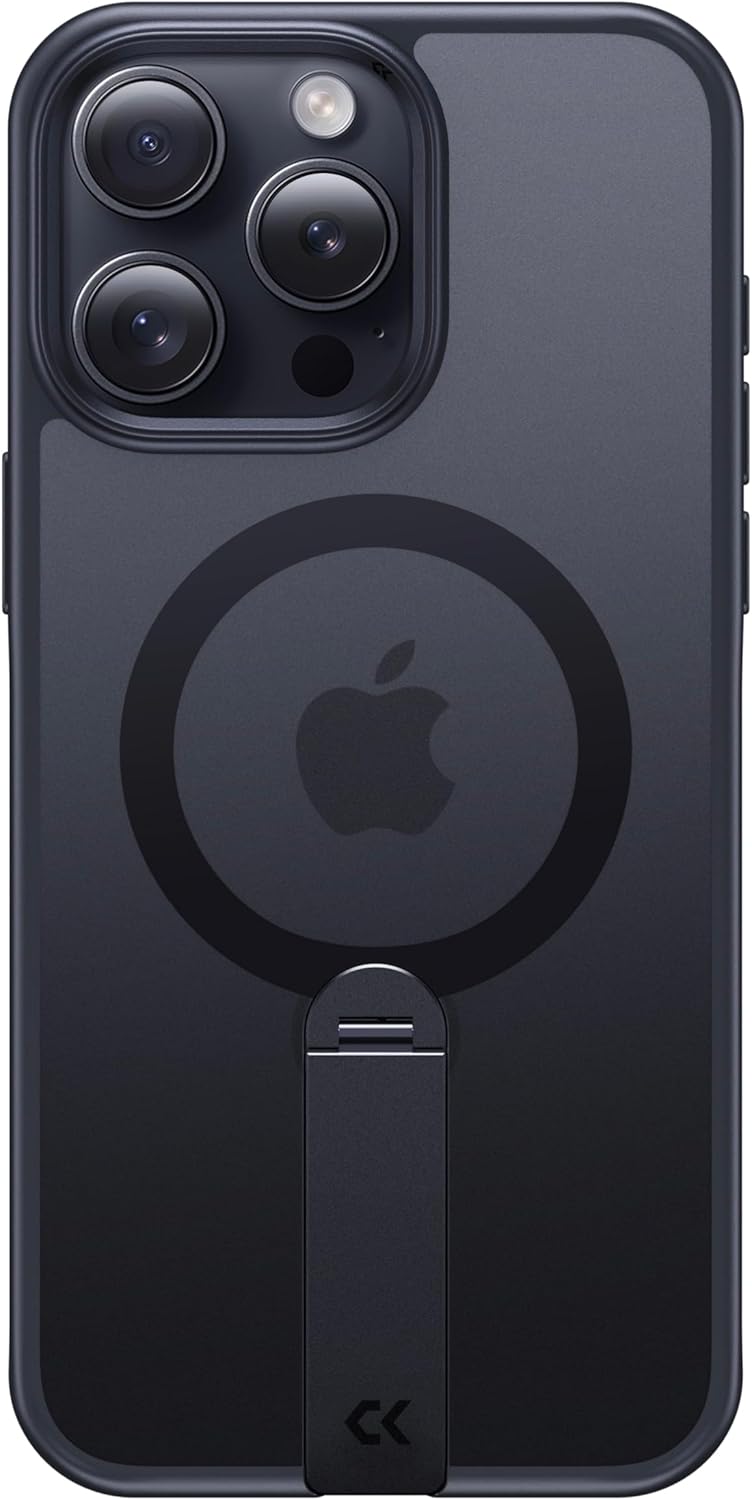 CASEKOO 360 Spin Stand for iPhone 15 Pro - Shockproof Case