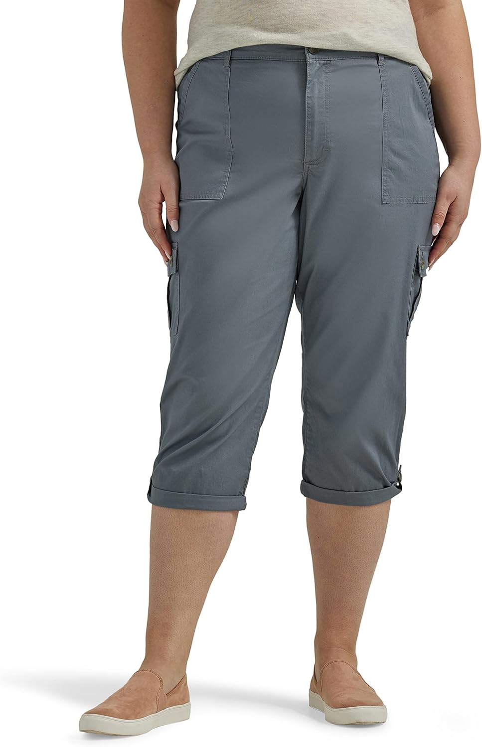 Lee Women's Plus Size Ultra Lux Comfort Cargo Capri Pant Review