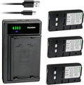 Kastar 3-Pack NP-55H Battery and LTD2 USB Charger - Reliable Camcorder
