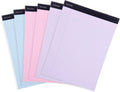 Mintra Office Legal Pads - Basic Pastel 6pk, Narrow Ruled