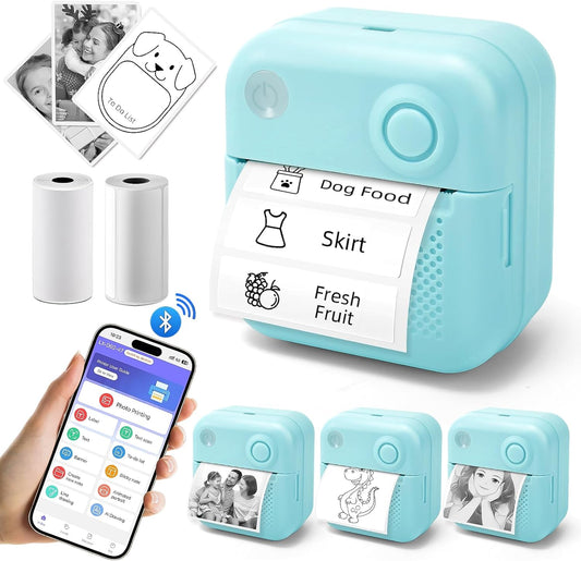 Portable Bluetooth Label Printer - Organize with Ease!
