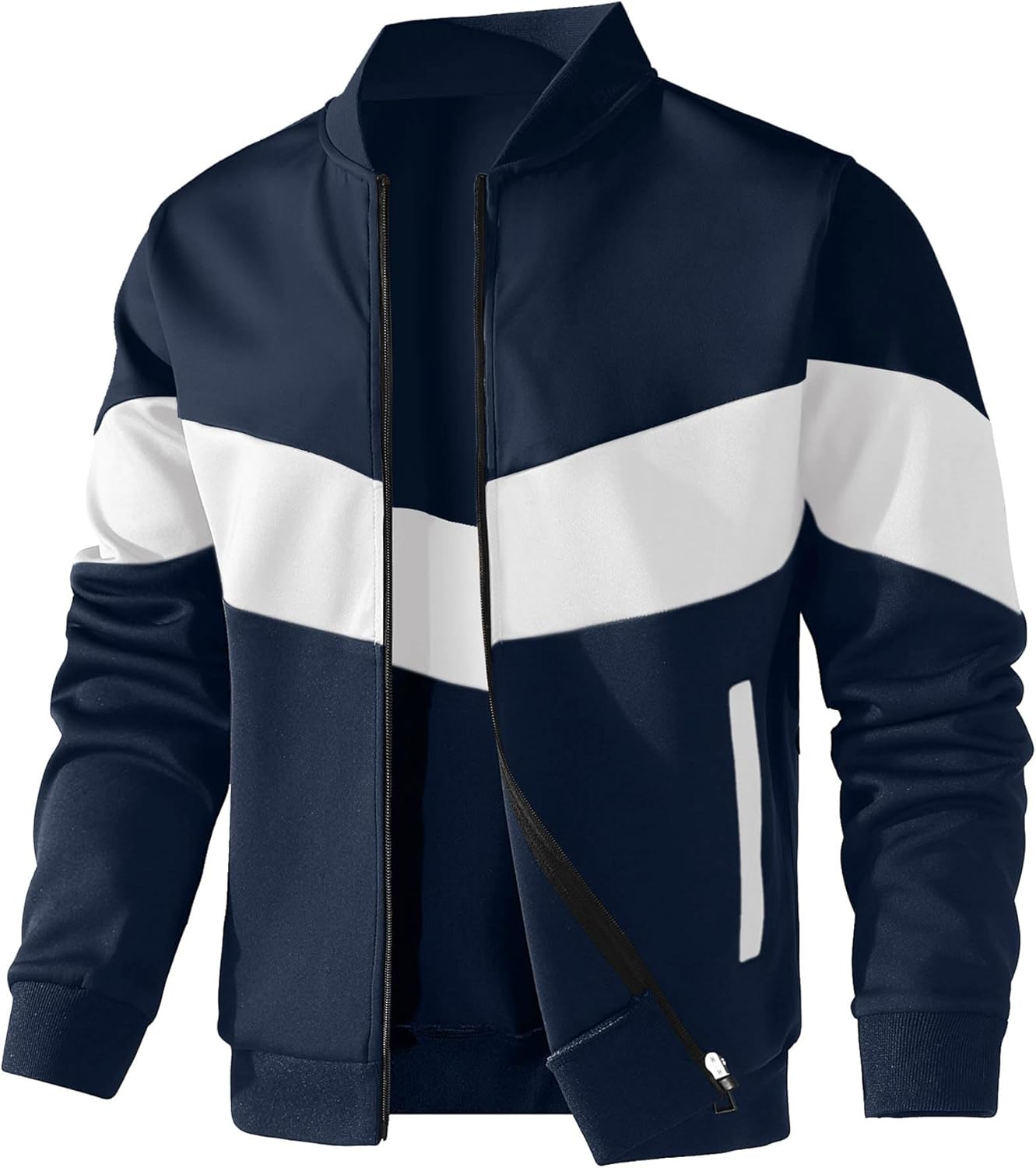 HYPESTFIT Mens Lightweight Casual Bomber Jacket for All Occasions