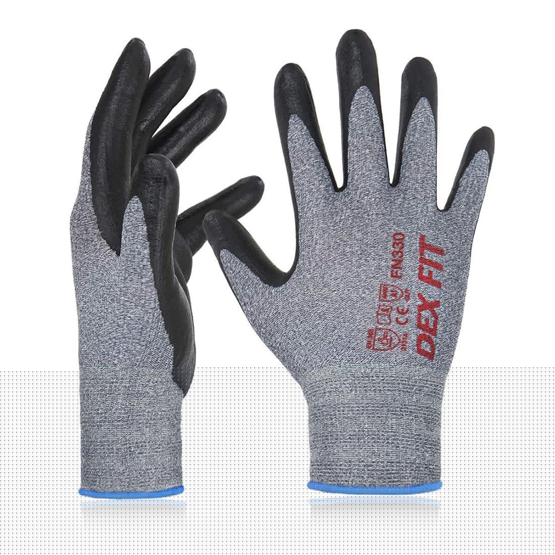 DEX FIT Nitrile Work Gloves FN330 - Comfortable & Durable Grip