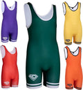 Unisex Wrestling Singlets for Kids in Bold School Colors