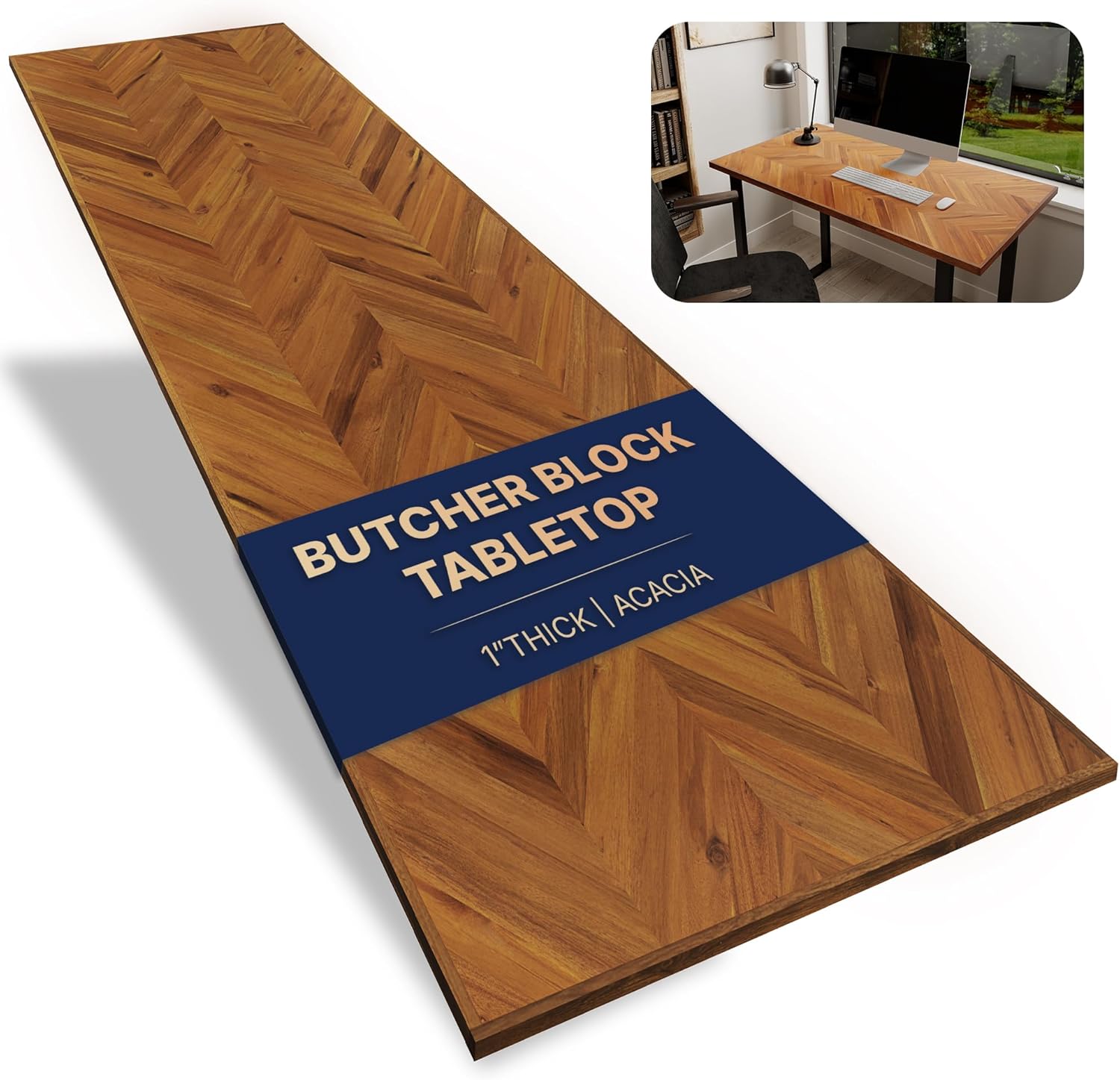 48x25 in Solid Wood Table Top for DIY Furniture Projects