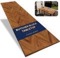48x30 in Solid Wood Table Top 1in Thick Butcher Block Countertop