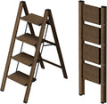Taranta 4 Step Ladder Aluminum Folding Step Stool - Slim, Stable Reach