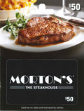 Morton's Gift Card - The Best Steak Anywhere for Food Lovers