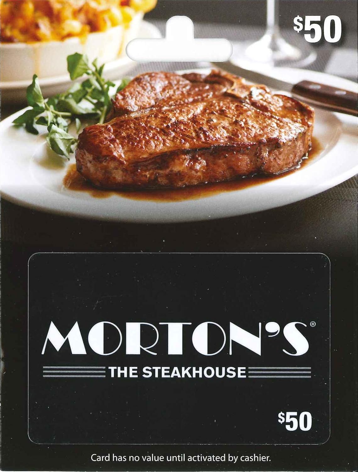 Morton's Gift Card - The Best Steak Anywhere for Food Lovers
