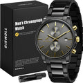 Stylish Stainless Steel Chronograph Watches for Men - Hefty Solid Feel