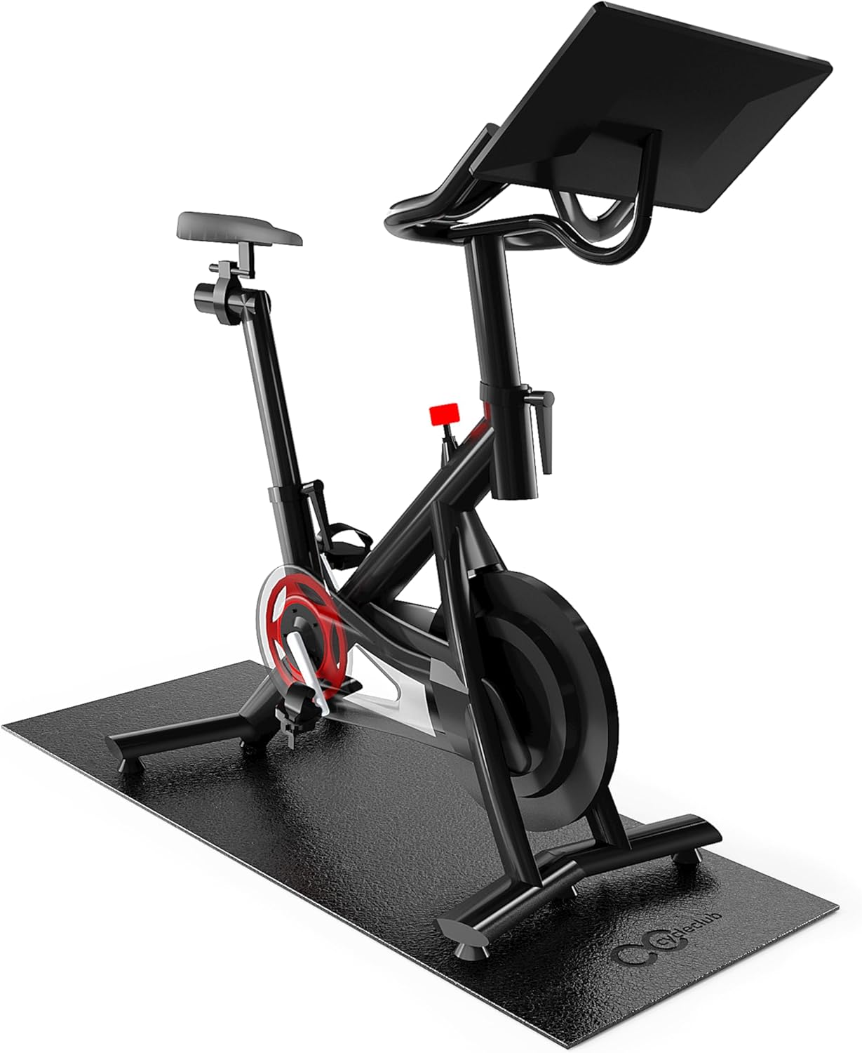Bike Mat Compatible with Peloton and Indoor Exercise Equipment