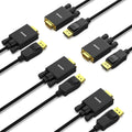 DisplayPort to VGA Cable 1.8M 5-Pack - Reliable 1080p Connection