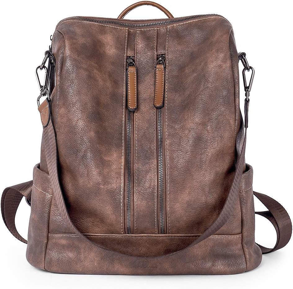 CLUCI Leather Backpack Purse for Women - Stylish and Versatile