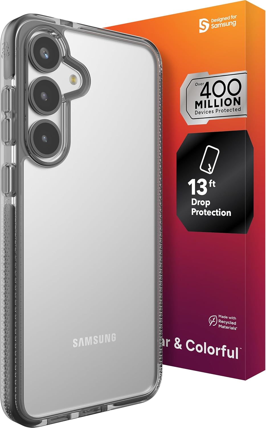 ZAGG Santa Cruz Case for Samsung Galaxy S25+ - Ultimate Protection