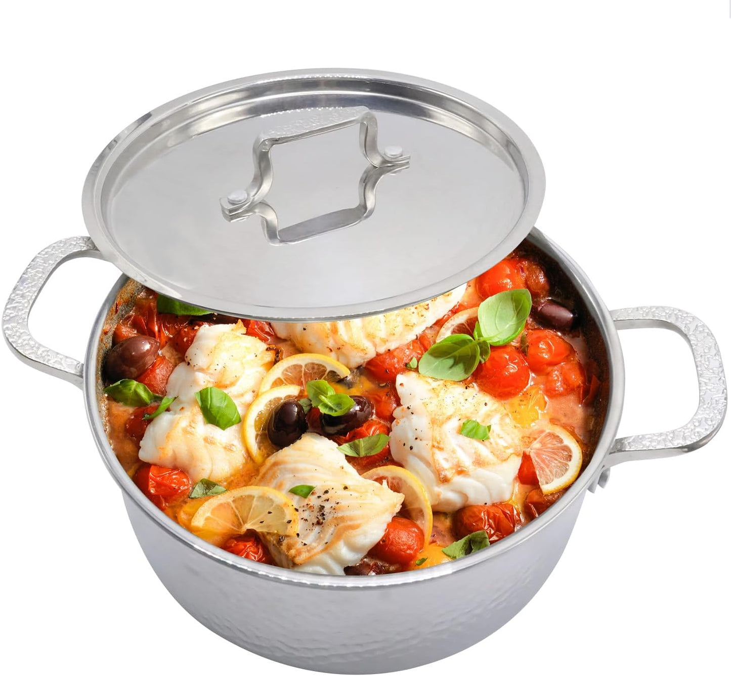 Vivicreate Tri-Ply Stainless Steel Stockpot for All Stovetops