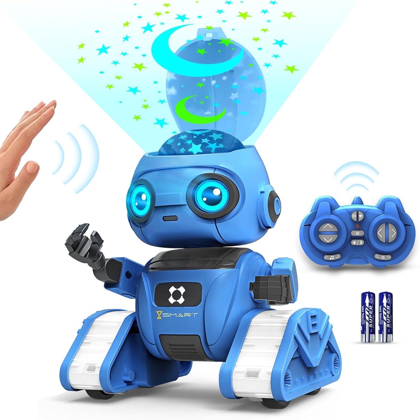 Rechargeable Remote Control Robot with Auto-Demo & Dance Moves - Perfect Gift for Kids!