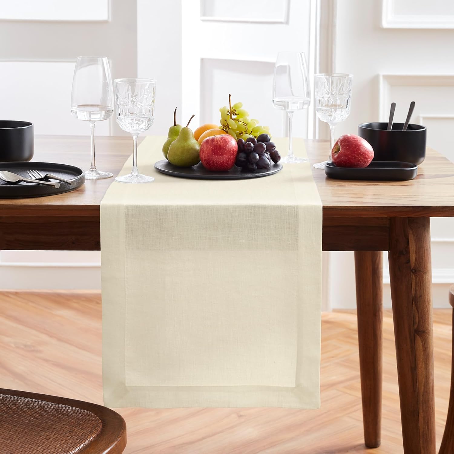 Elegant Ivory Table Runner 14 x 72 Inch for Every Occasion