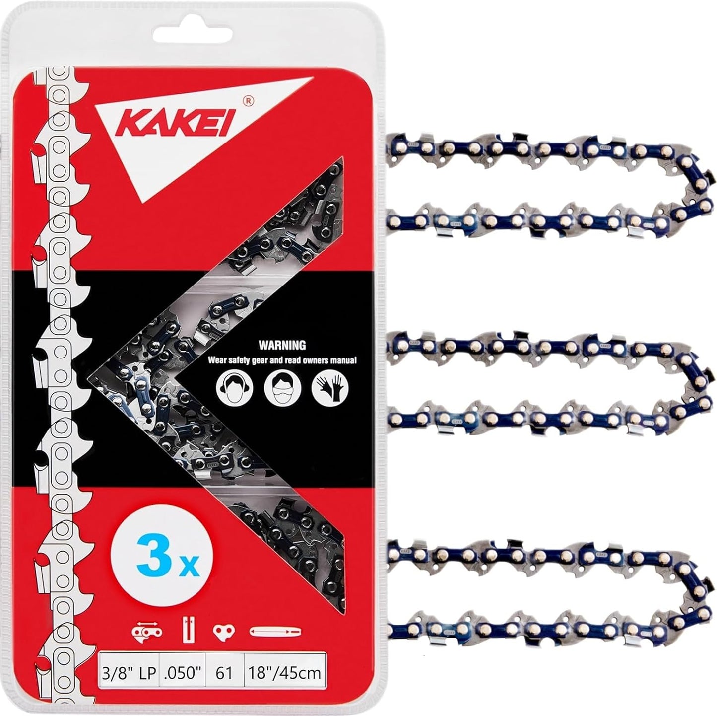 KAKEI 18 Inch Chainsaw Chain for Stihl MS211 and More