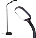Litespan Bright LED Floor Reading Lamp - Flexible Gooseneck Light