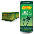 Reed's Real Ginger Ale Slim Cans - Crisp, Organic Bite