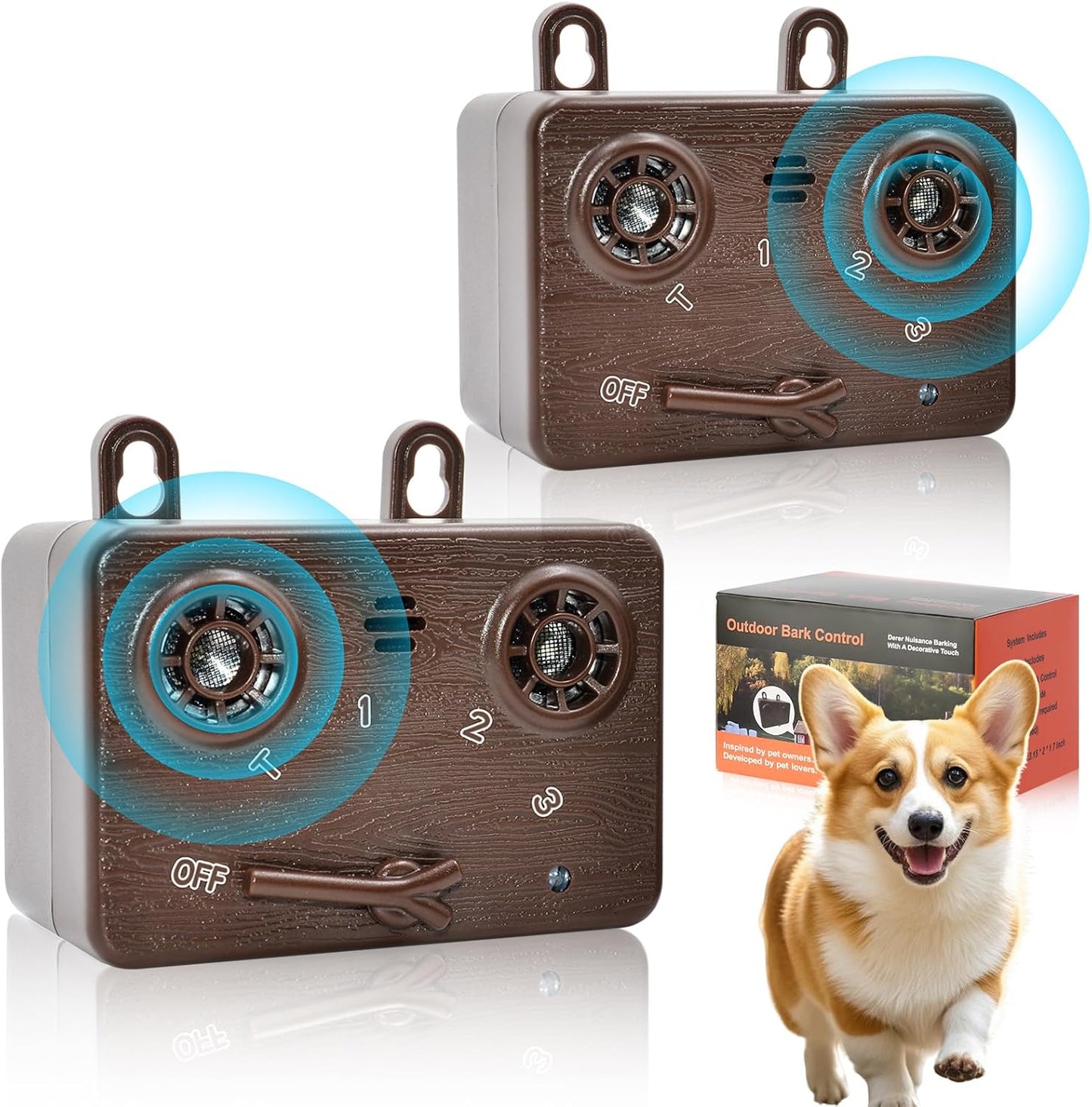 Ultrasonic Dog Barking Control Device for Indoor and Outdoor Use