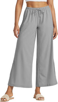 Willit Women's Wide Leg Pants UPF 50+ Swim Beach Pants (Style HG9Y)