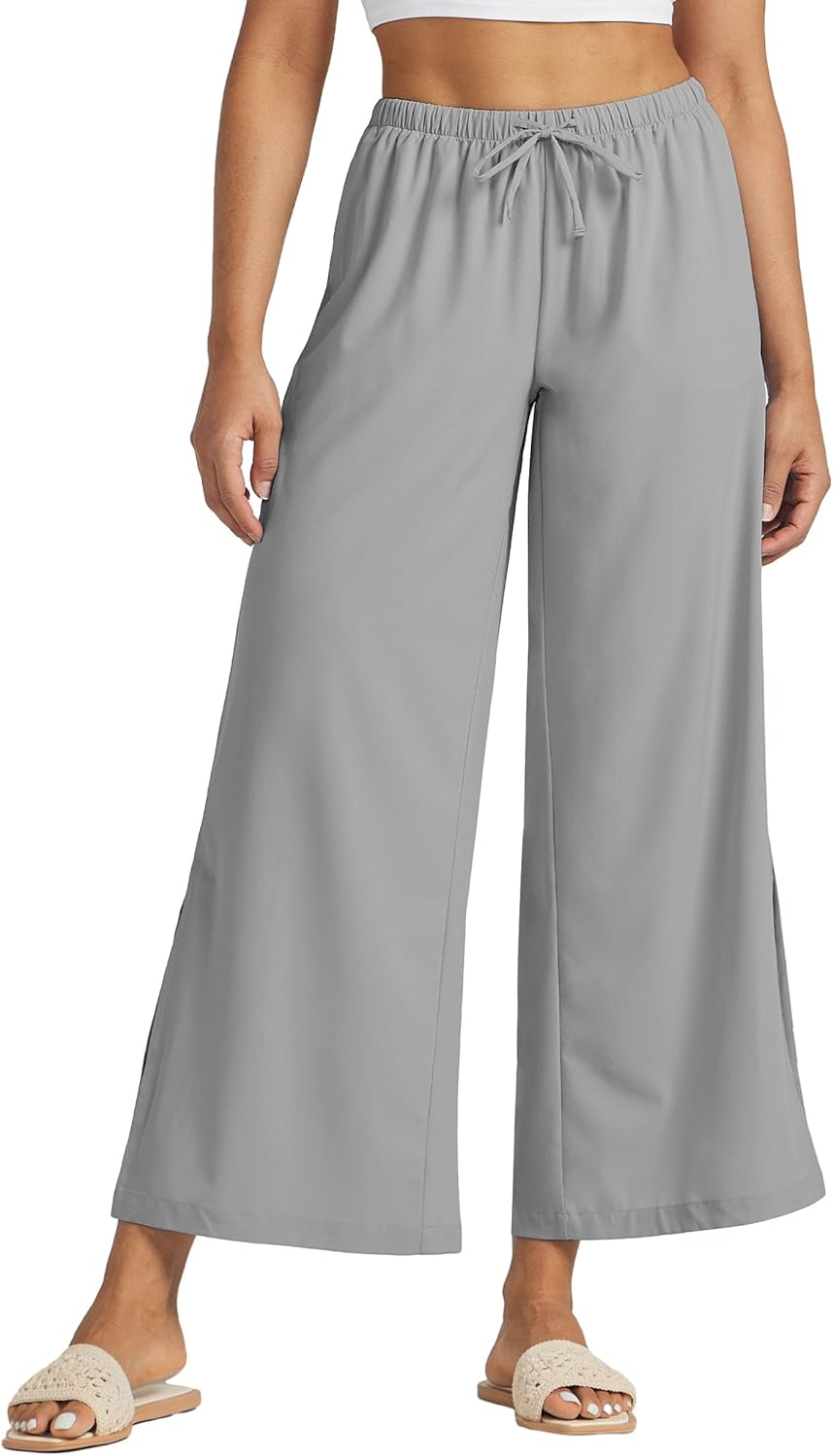 Willit Women's Wide Leg Pants for Sun Protection and Comfort