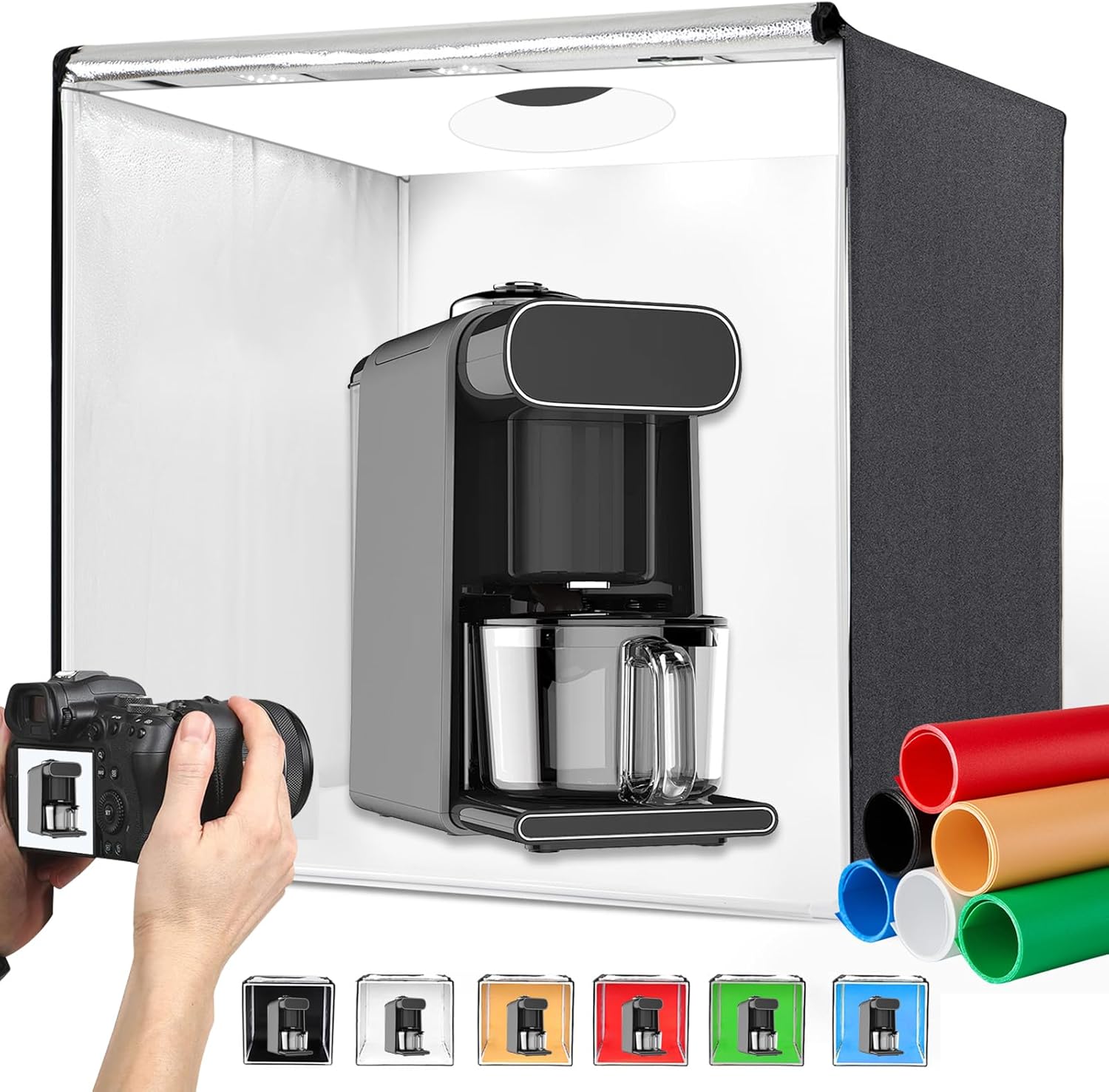 Professional 32inx32in Photo Studio Light Box for Product Shots