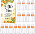 TrelaCo Baby Shower Game Set with 20 Baby Bottles and Sign